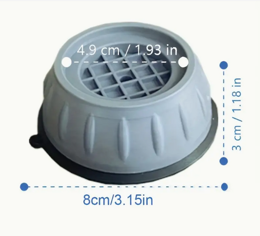 Almohadillas amortiguadoras para lavadora (pack de 4)