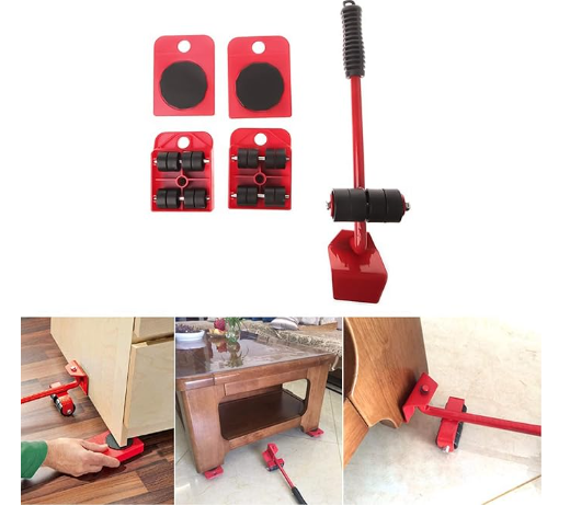 Kit para desplazar y elevar muebles