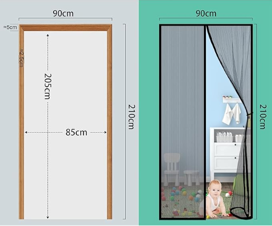 Cortina Mosquitera para Puertas