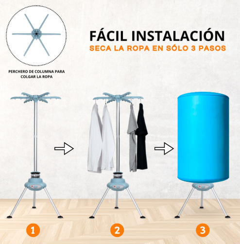 Secador de ropa Plegable