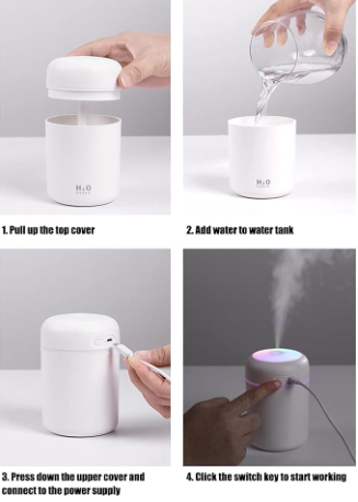Humidificador Led + Recambios