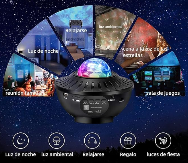 Proyector de estrellas Galaxy PRO