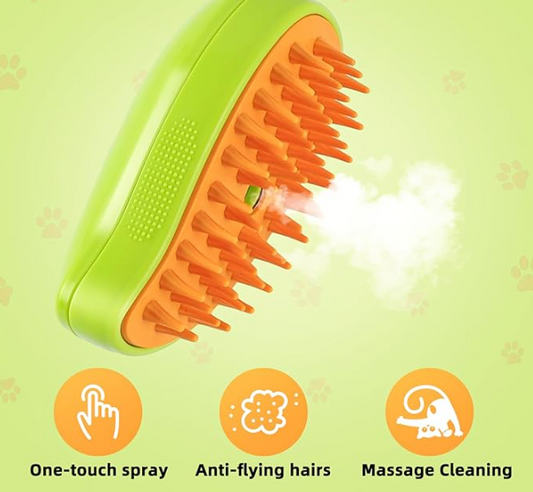 Cepillo Mascotas con Vaporizador