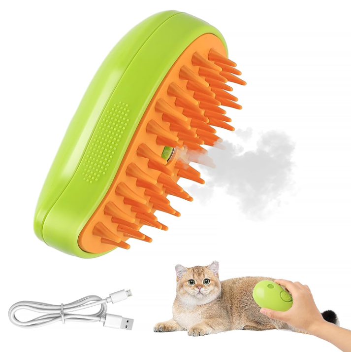 Cepillo Mascotas con Vaporizador