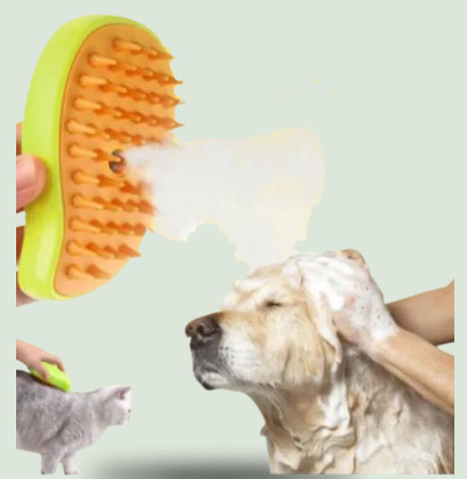 Cepillo Mascotas con Vaporizador