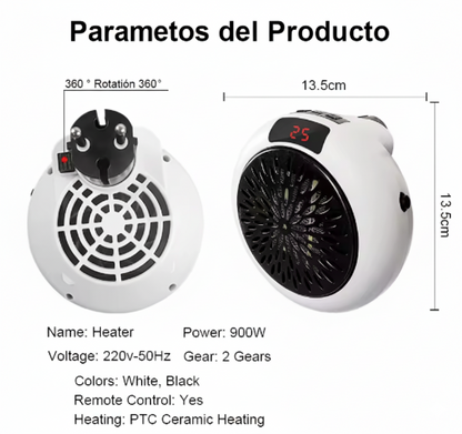 Calefactor Termo cerámico portátil